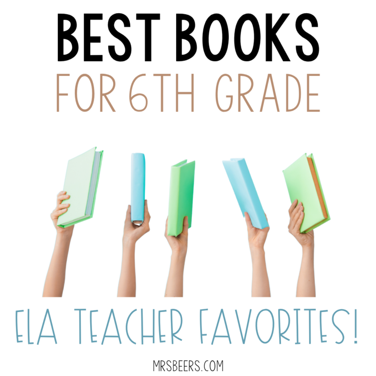 A teacher's list of the best books for 6th graders