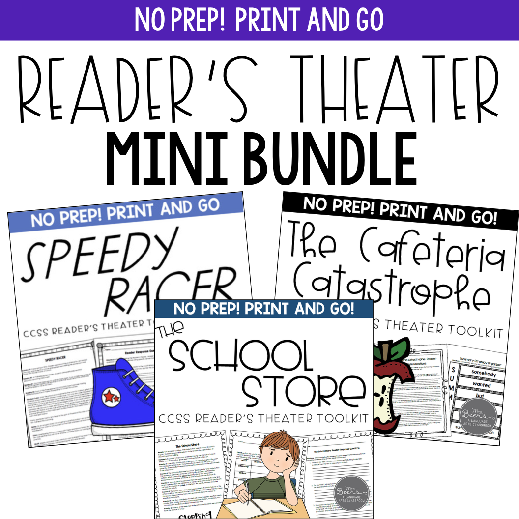 Readers theater bundle of 3 scripts for grades 4-6