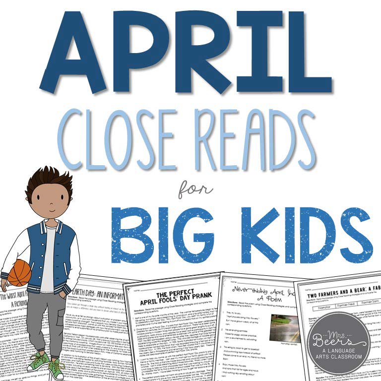 april close reading passages