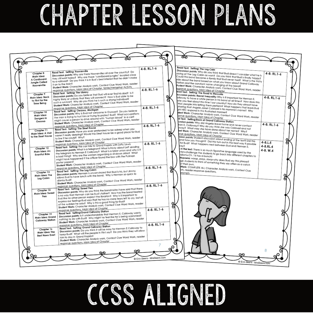 Bud Not Buddy lesson plans