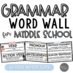 Word Wall for Grades 5-8
