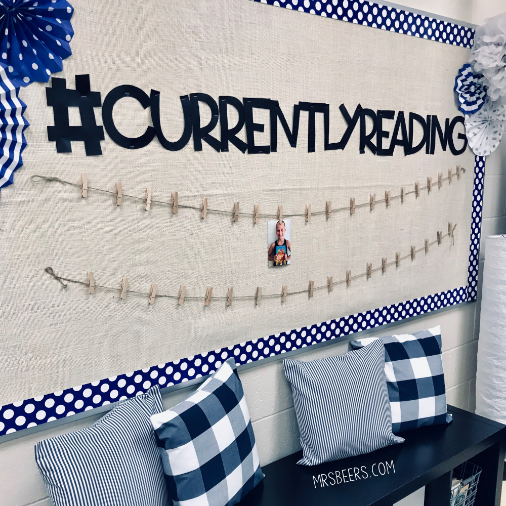 display student projects and photos around your classroom