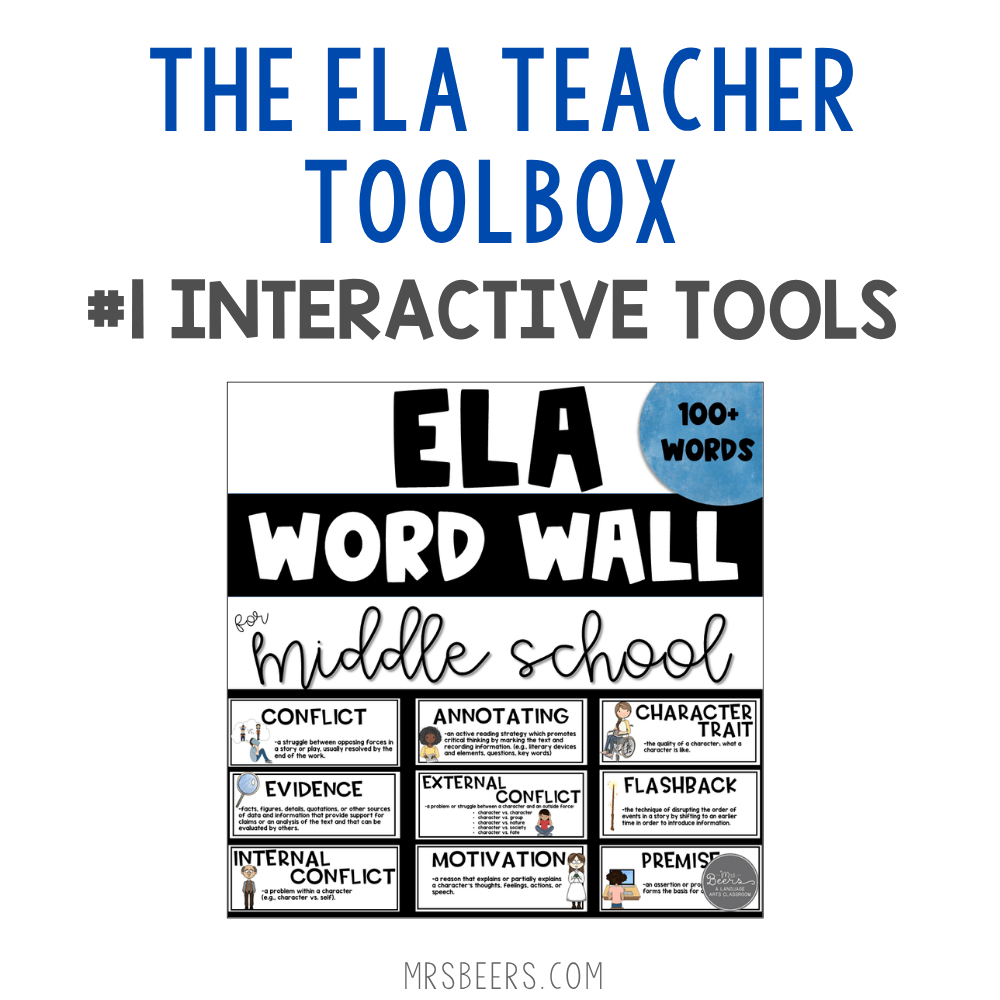 Interactive classroom displays like this word wall offers an easy way to reinforce key concepts