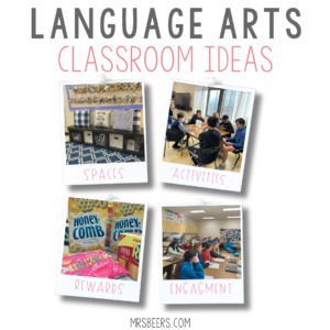 Language arts classroom ideas for middle school teachers