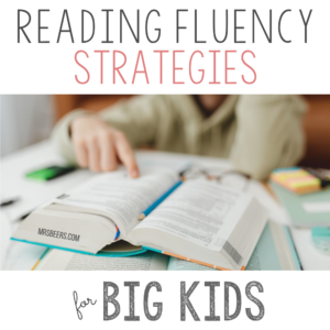 Why do BIG KIDS hate reading aloud? 5 research-backed reading fluency strategies for upper elementary students to build reading speed and confidence.