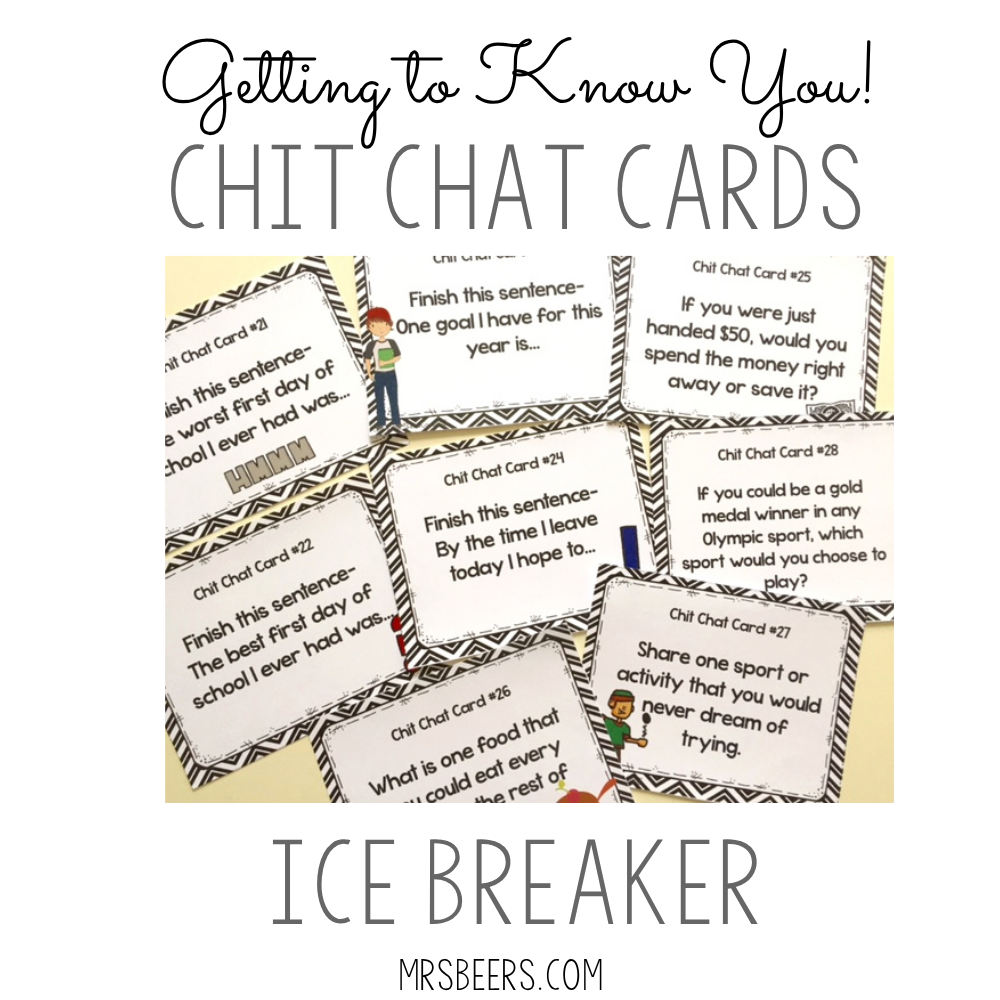 getting to know you first day classroom activity