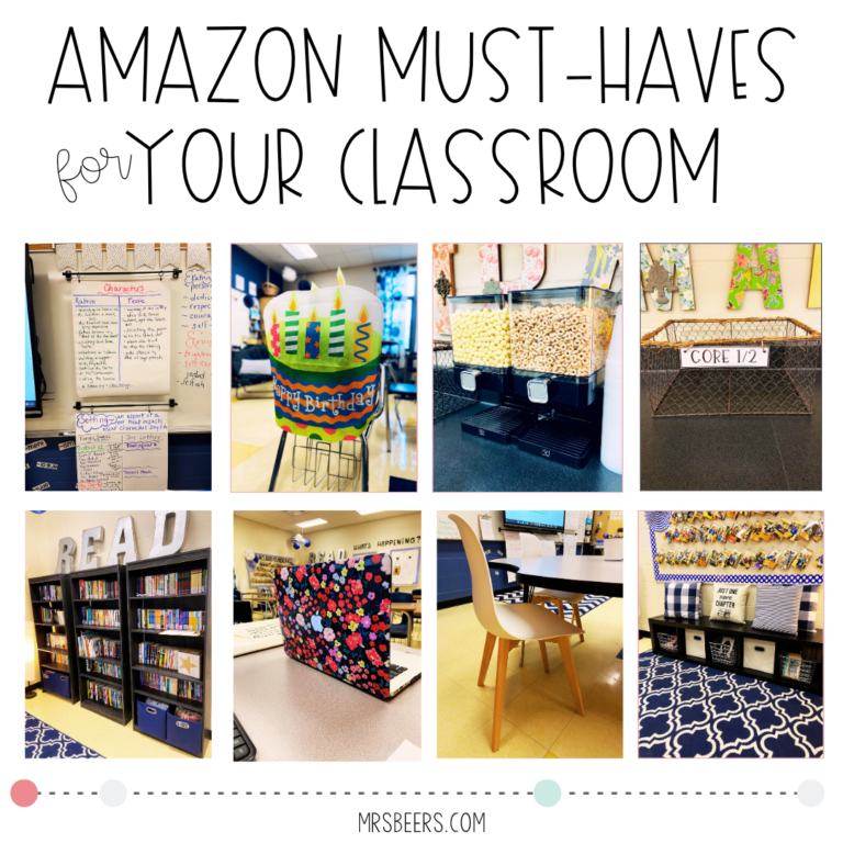 My Amazon Must Haves for the middle school classroom