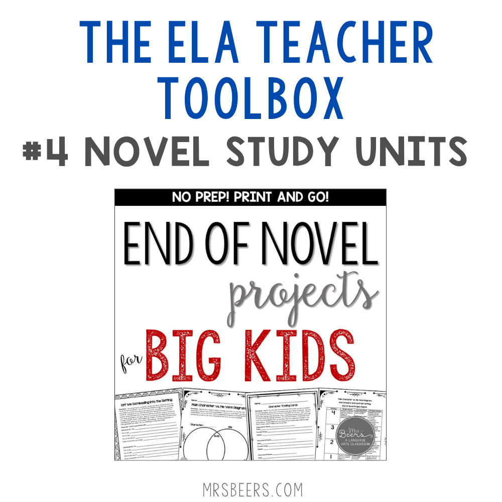 A good novel unit will improve comprehension and even inspire MORE reading