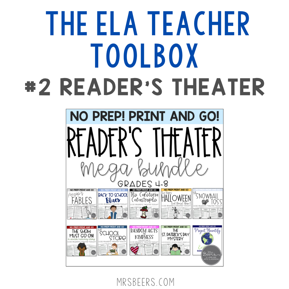 reader's theater scripts to practice fluency, enrich reading comprehension, and strengthen vocabulary