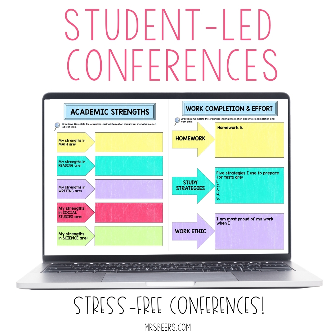 Student-Led Conferences: My Template & Step-by-Step Plan