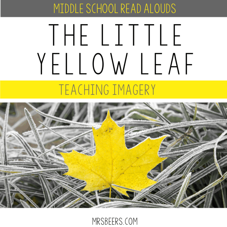 The Little Yellow Leaf - Read Aloud Imagery Lesson