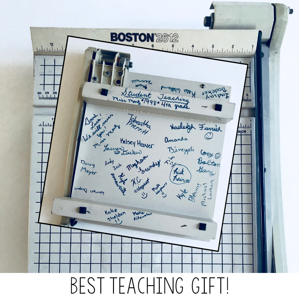 My favorite paper cutter for ELA classrooms - teacher gift